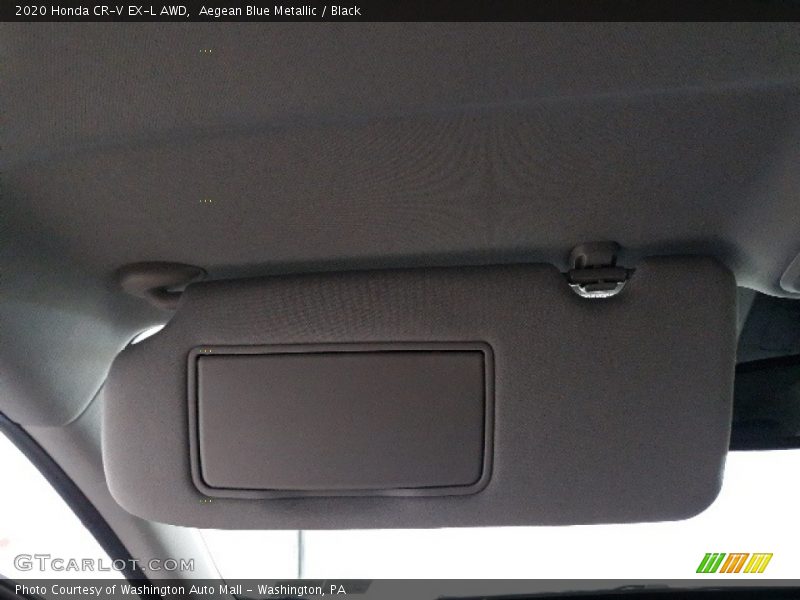 Aegean Blue Metallic / Black 2020 Honda CR-V EX-L AWD