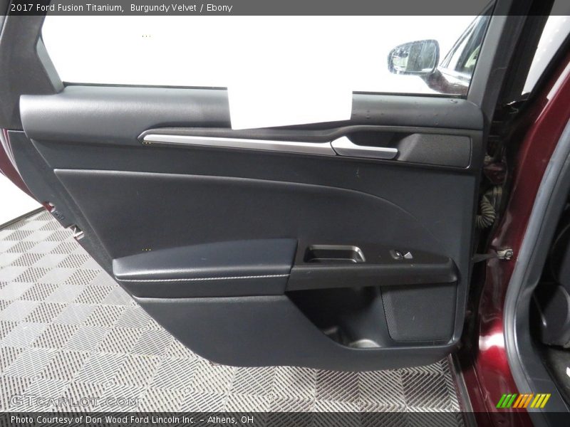 Burgundy Velvet / Ebony 2017 Ford Fusion Titanium