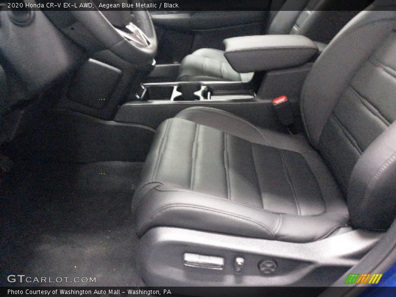 Aegean Blue Metallic / Black 2020 Honda CR-V EX-L AWD