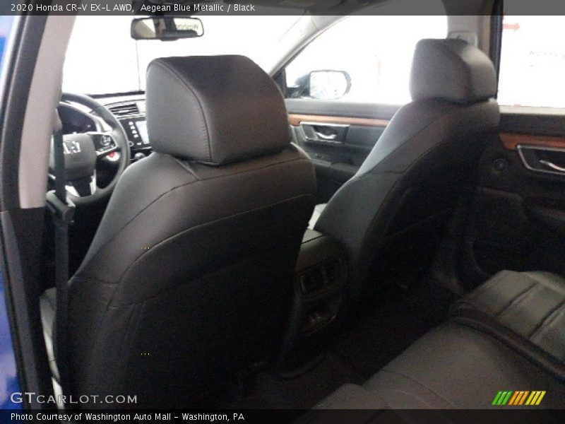 Aegean Blue Metallic / Black 2020 Honda CR-V EX-L AWD