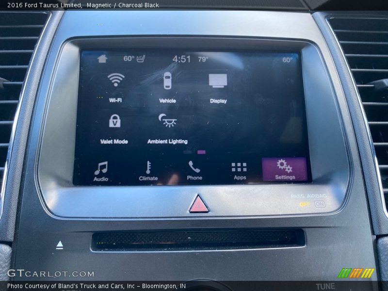 Magnetic / Charcoal Black 2016 Ford Taurus Limited