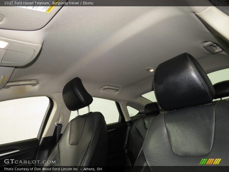 Burgundy Velvet / Ebony 2017 Ford Fusion Titanium