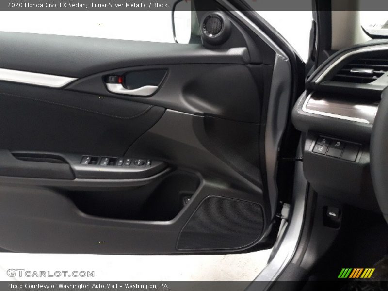 Lunar Silver Metallic / Black 2020 Honda Civic EX Sedan