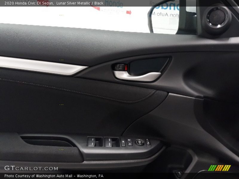 Lunar Silver Metallic / Black 2020 Honda Civic EX Sedan