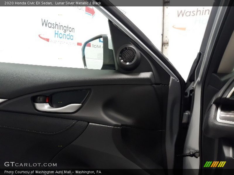 Lunar Silver Metallic / Black 2020 Honda Civic EX Sedan