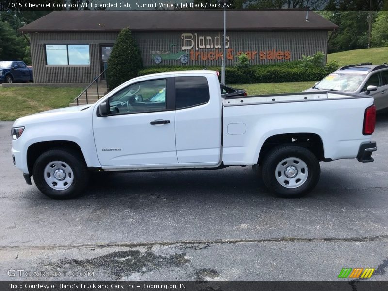Summit White / Jet Black/Dark Ash 2015 Chevrolet Colorado WT Extended Cab