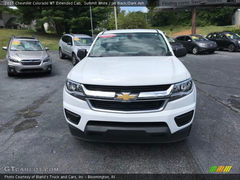 Summit White / Jet Black/Dark Ash 2015 Chevrolet Colorado WT Extended Cab