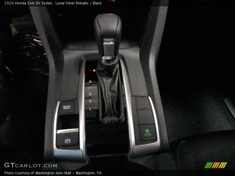 Lunar Silver Metallic / Black 2020 Honda Civic EX Sedan