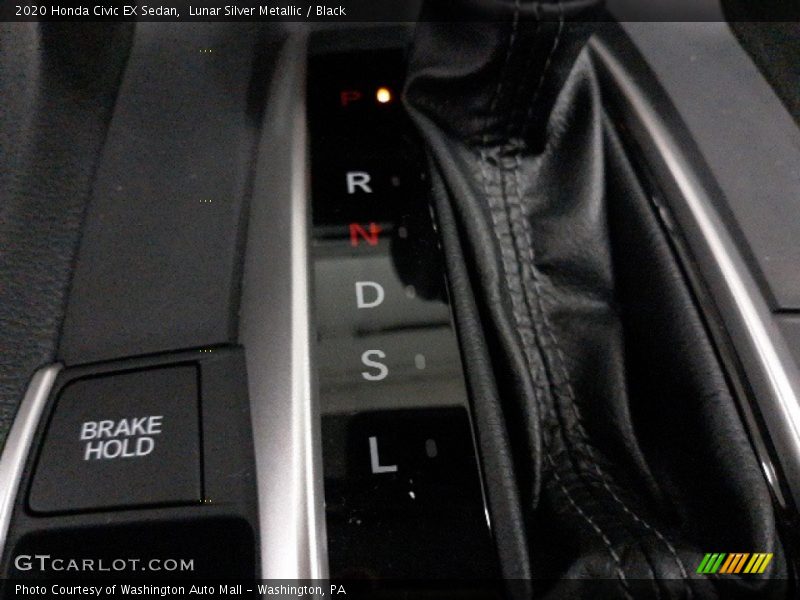Lunar Silver Metallic / Black 2020 Honda Civic EX Sedan
