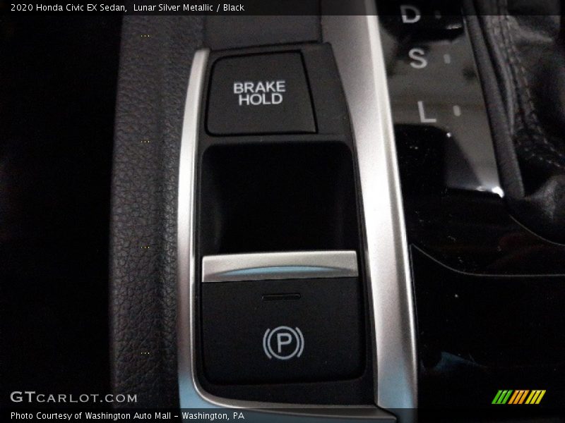 Lunar Silver Metallic / Black 2020 Honda Civic EX Sedan