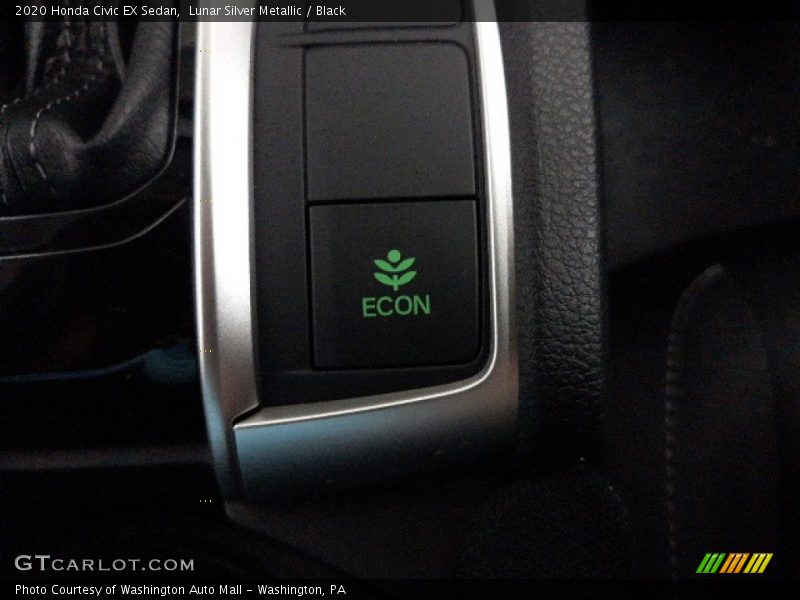 Lunar Silver Metallic / Black 2020 Honda Civic EX Sedan