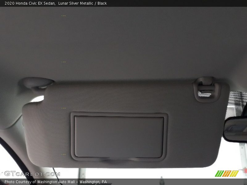 Lunar Silver Metallic / Black 2020 Honda Civic EX Sedan