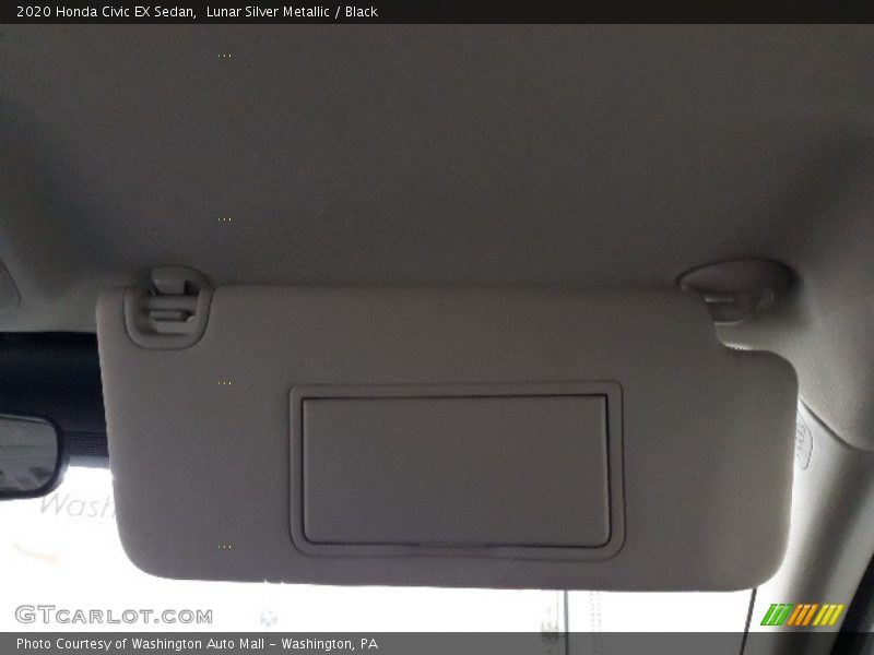 Lunar Silver Metallic / Black 2020 Honda Civic EX Sedan