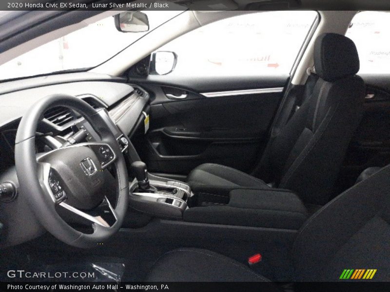 Lunar Silver Metallic / Black 2020 Honda Civic EX Sedan