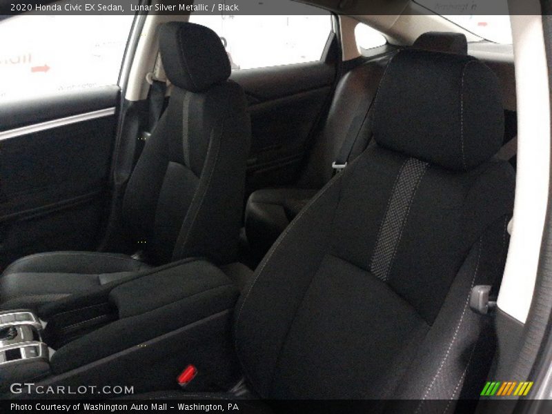 Lunar Silver Metallic / Black 2020 Honda Civic EX Sedan