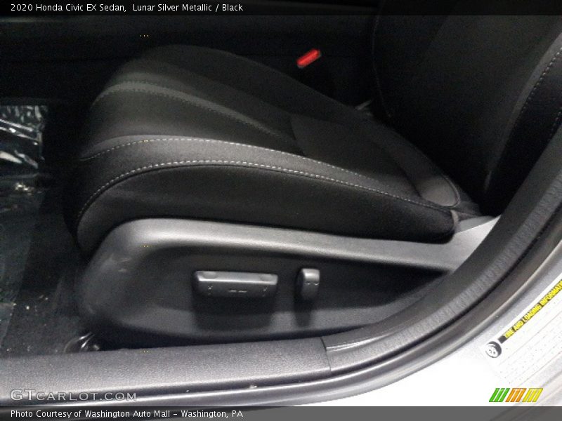 Lunar Silver Metallic / Black 2020 Honda Civic EX Sedan