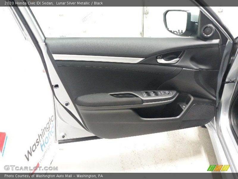Lunar Silver Metallic / Black 2020 Honda Civic EX Sedan