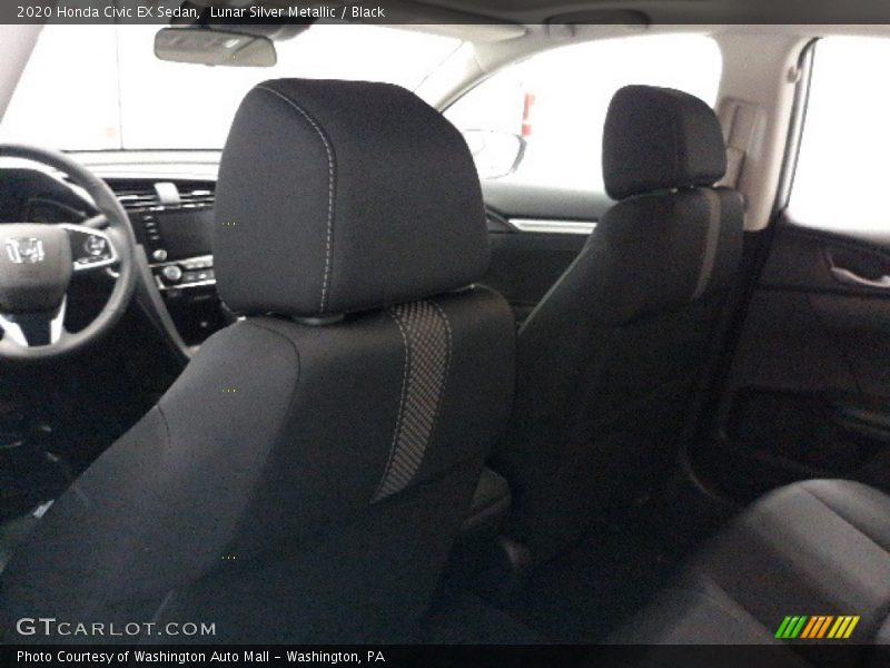 Lunar Silver Metallic / Black 2020 Honda Civic EX Sedan