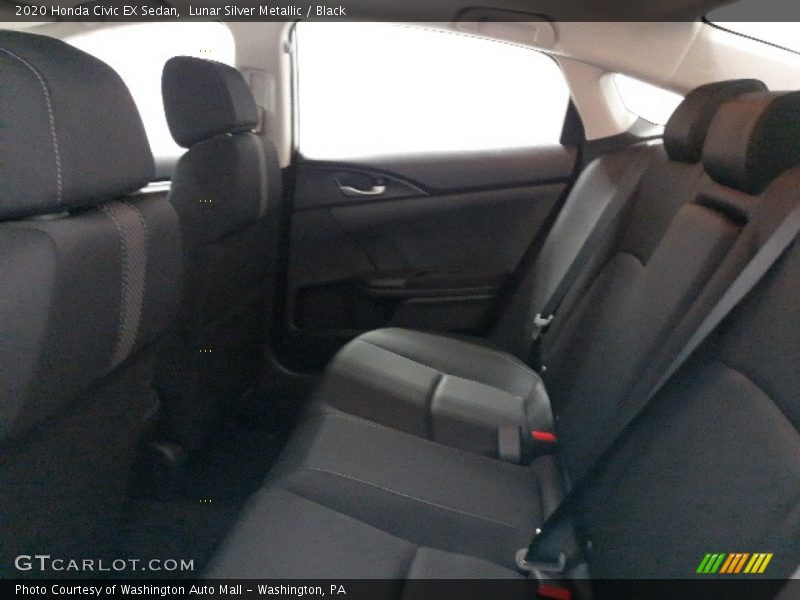 Lunar Silver Metallic / Black 2020 Honda Civic EX Sedan