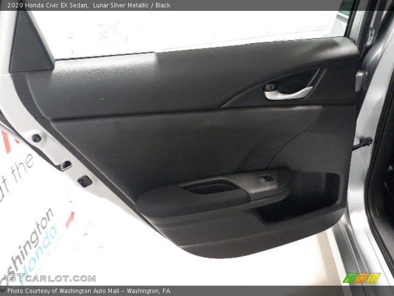 Lunar Silver Metallic / Black 2020 Honda Civic EX Sedan