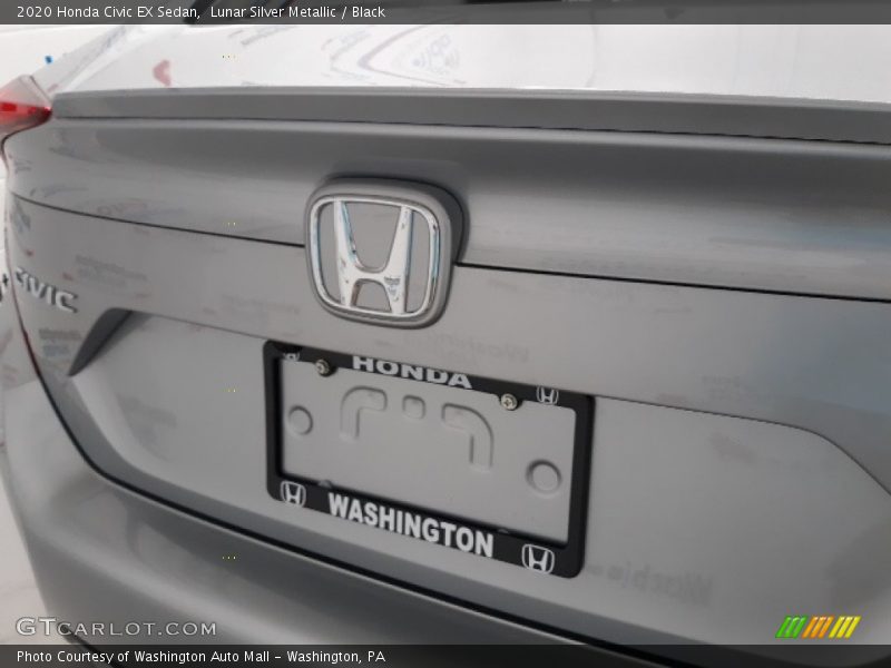 Lunar Silver Metallic / Black 2020 Honda Civic EX Sedan