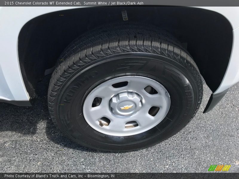 Summit White / Jet Black/Dark Ash 2015 Chevrolet Colorado WT Extended Cab
