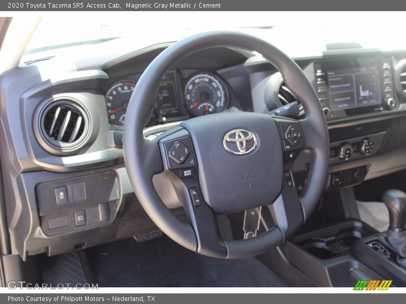 Magnetic Gray Metallic / Cement 2020 Toyota Tacoma SR5 Access Cab