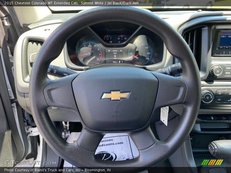 Summit White / Jet Black/Dark Ash 2015 Chevrolet Colorado WT Extended Cab