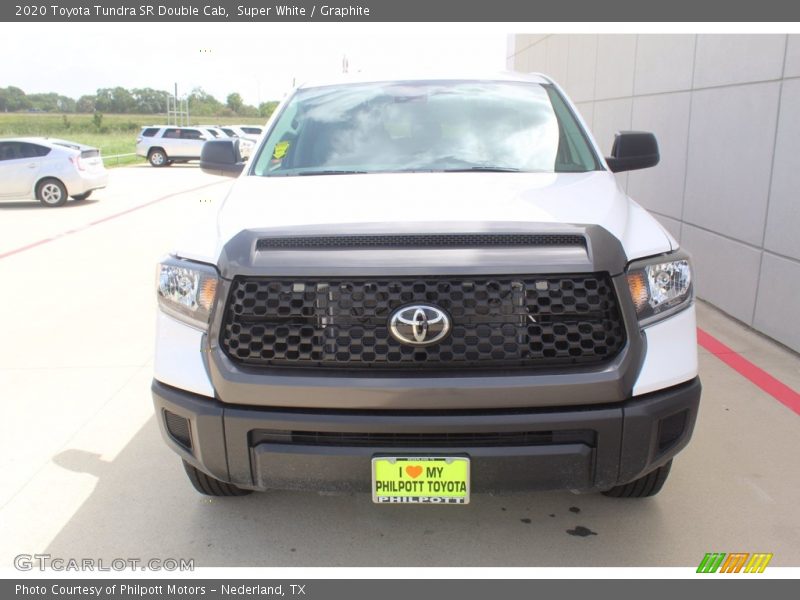 Super White / Graphite 2020 Toyota Tundra SR Double Cab