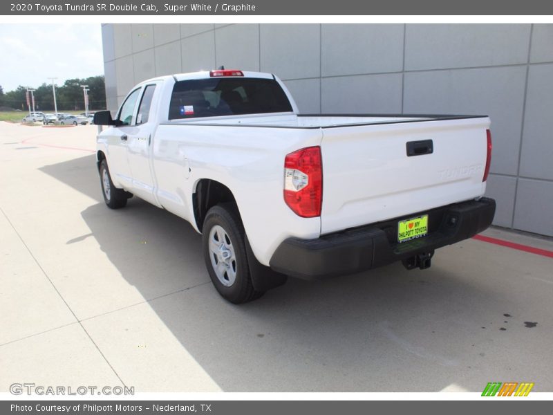 Super White / Graphite 2020 Toyota Tundra SR Double Cab