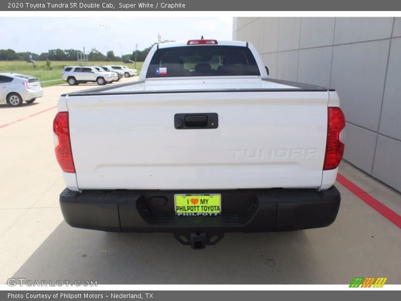 Super White / Graphite 2020 Toyota Tundra SR Double Cab
