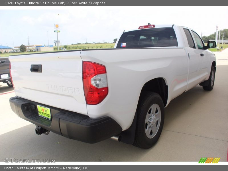Super White / Graphite 2020 Toyota Tundra SR Double Cab