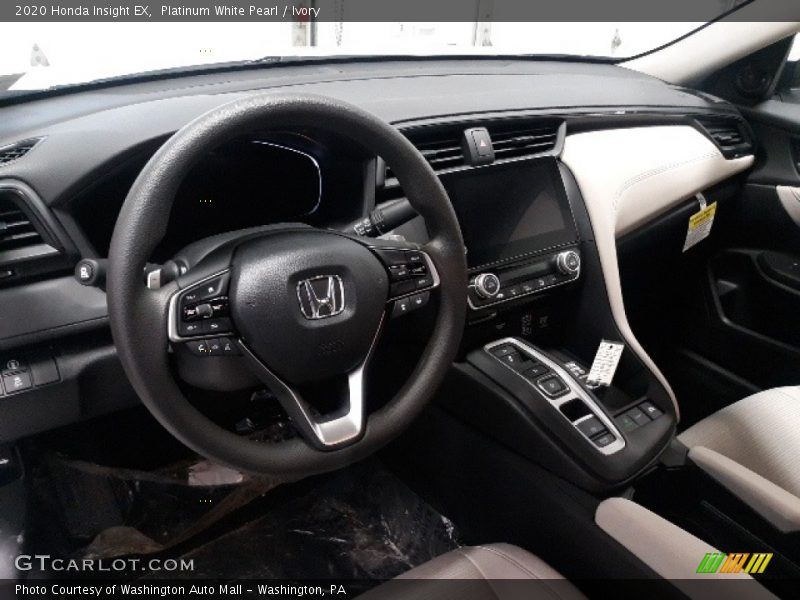 Platinum White Pearl / Ivory 2020 Honda Insight EX
