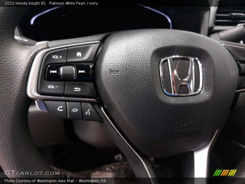 Platinum White Pearl / Ivory 2020 Honda Insight EX