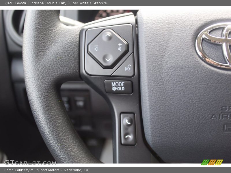 Super White / Graphite 2020 Toyota Tundra SR Double Cab