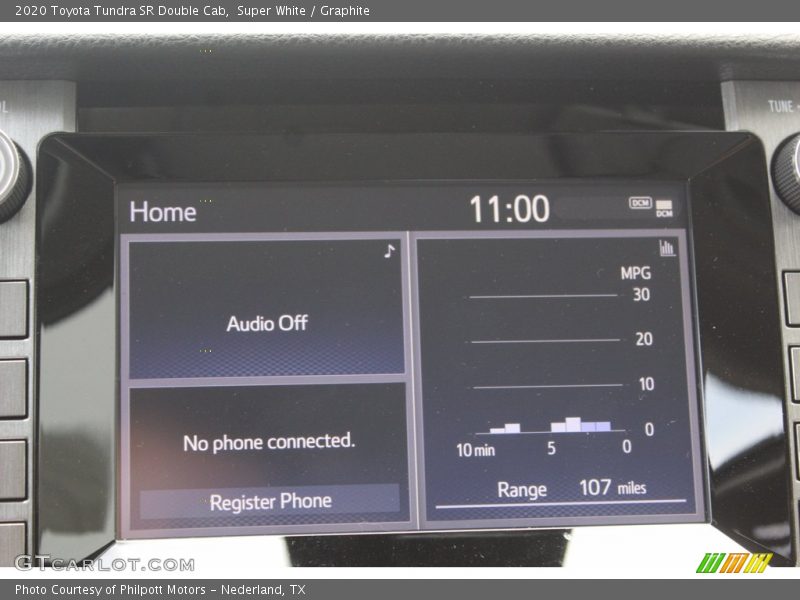 Super White / Graphite 2020 Toyota Tundra SR Double Cab