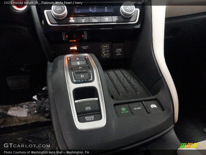Platinum White Pearl / Ivory 2020 Honda Insight EX