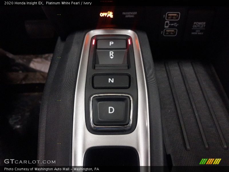 Platinum White Pearl / Ivory 2020 Honda Insight EX