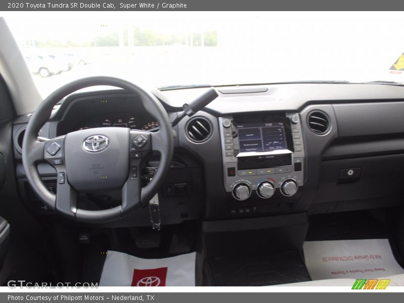 Super White / Graphite 2020 Toyota Tundra SR Double Cab