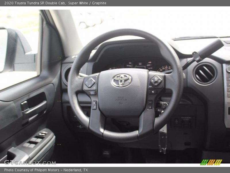Super White / Graphite 2020 Toyota Tundra SR Double Cab