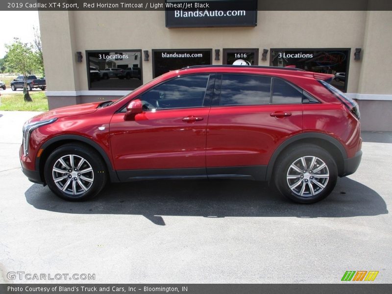Red Horizon Tintcoat / Light Wheat/Jet Black 2019 Cadillac XT4 Sport