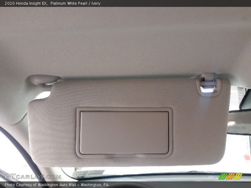 Platinum White Pearl / Ivory 2020 Honda Insight EX