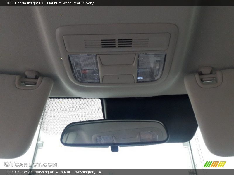 Platinum White Pearl / Ivory 2020 Honda Insight EX