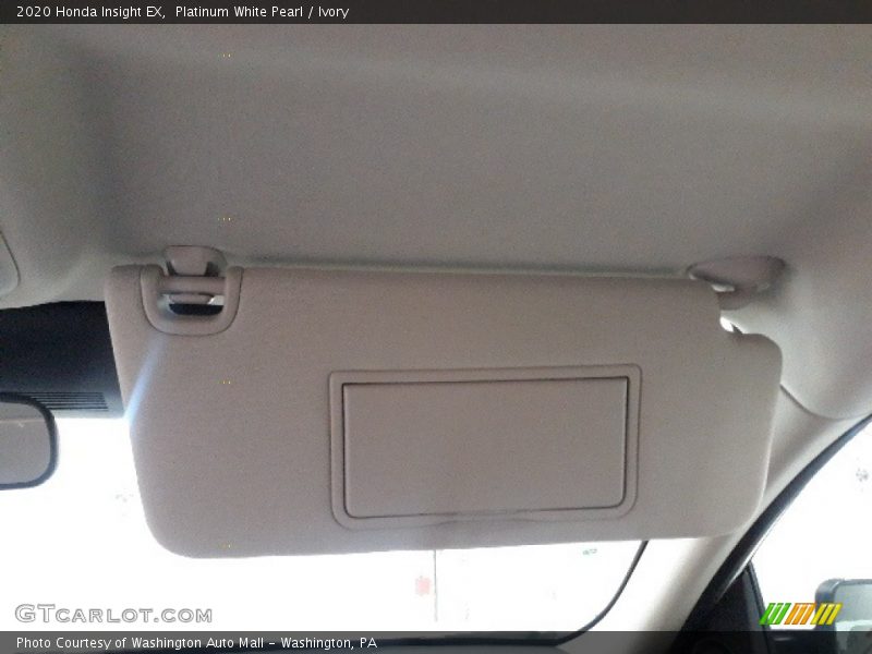 Platinum White Pearl / Ivory 2020 Honda Insight EX