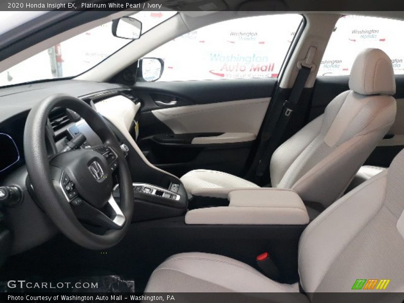 Platinum White Pearl / Ivory 2020 Honda Insight EX