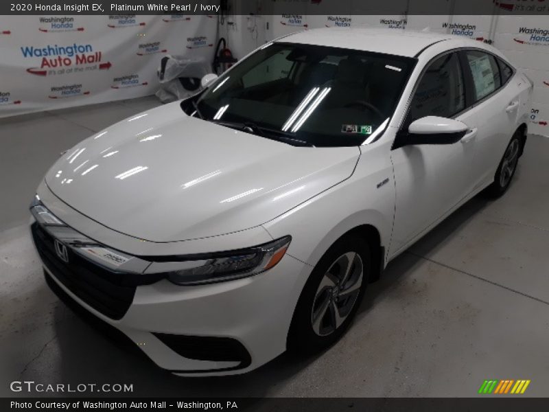 Platinum White Pearl / Ivory 2020 Honda Insight EX