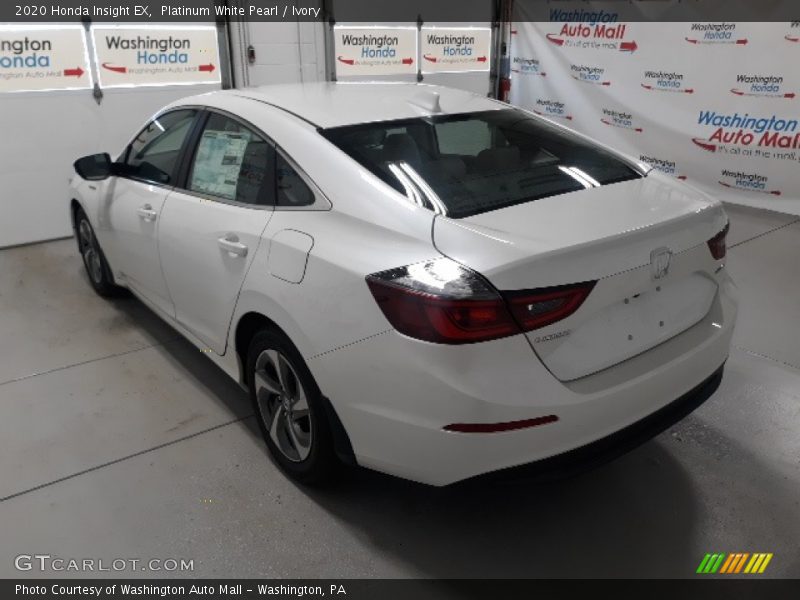 Platinum White Pearl / Ivory 2020 Honda Insight EX