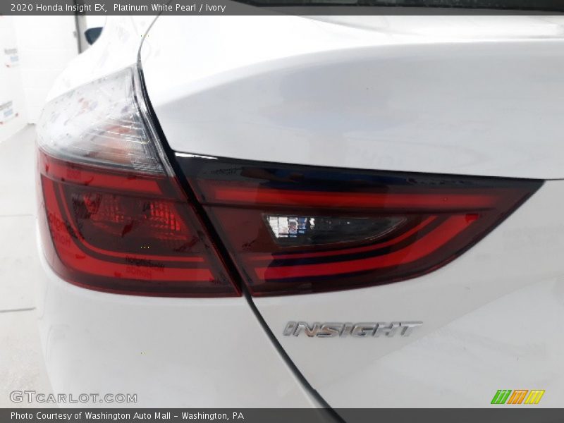 Platinum White Pearl / Ivory 2020 Honda Insight EX