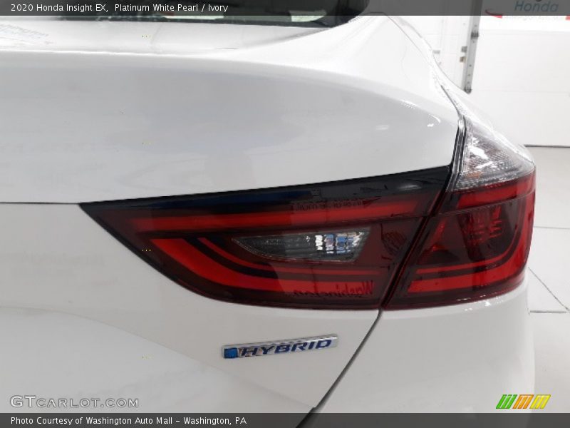 Platinum White Pearl / Ivory 2020 Honda Insight EX