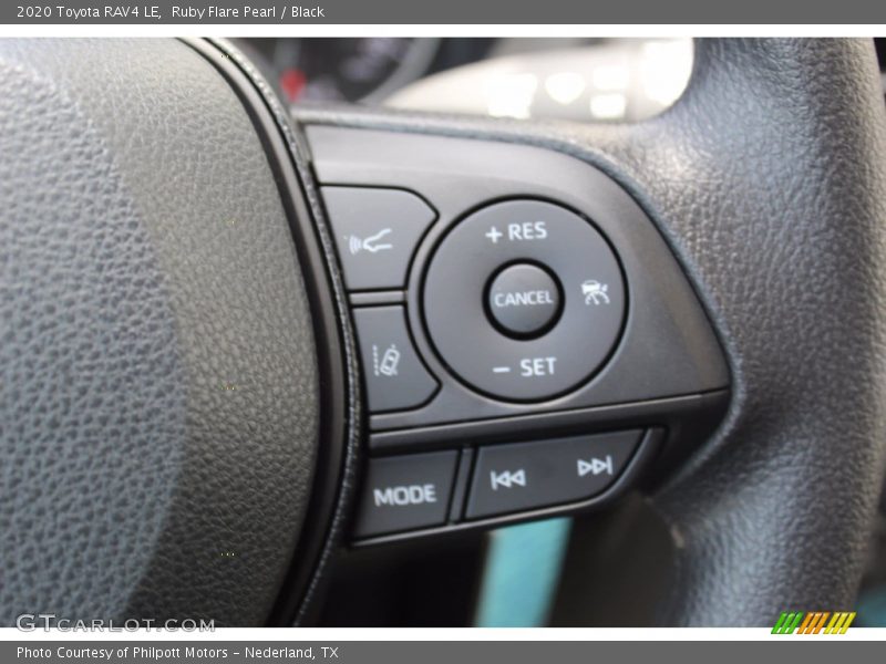 Ruby Flare Pearl / Black 2020 Toyota RAV4 LE